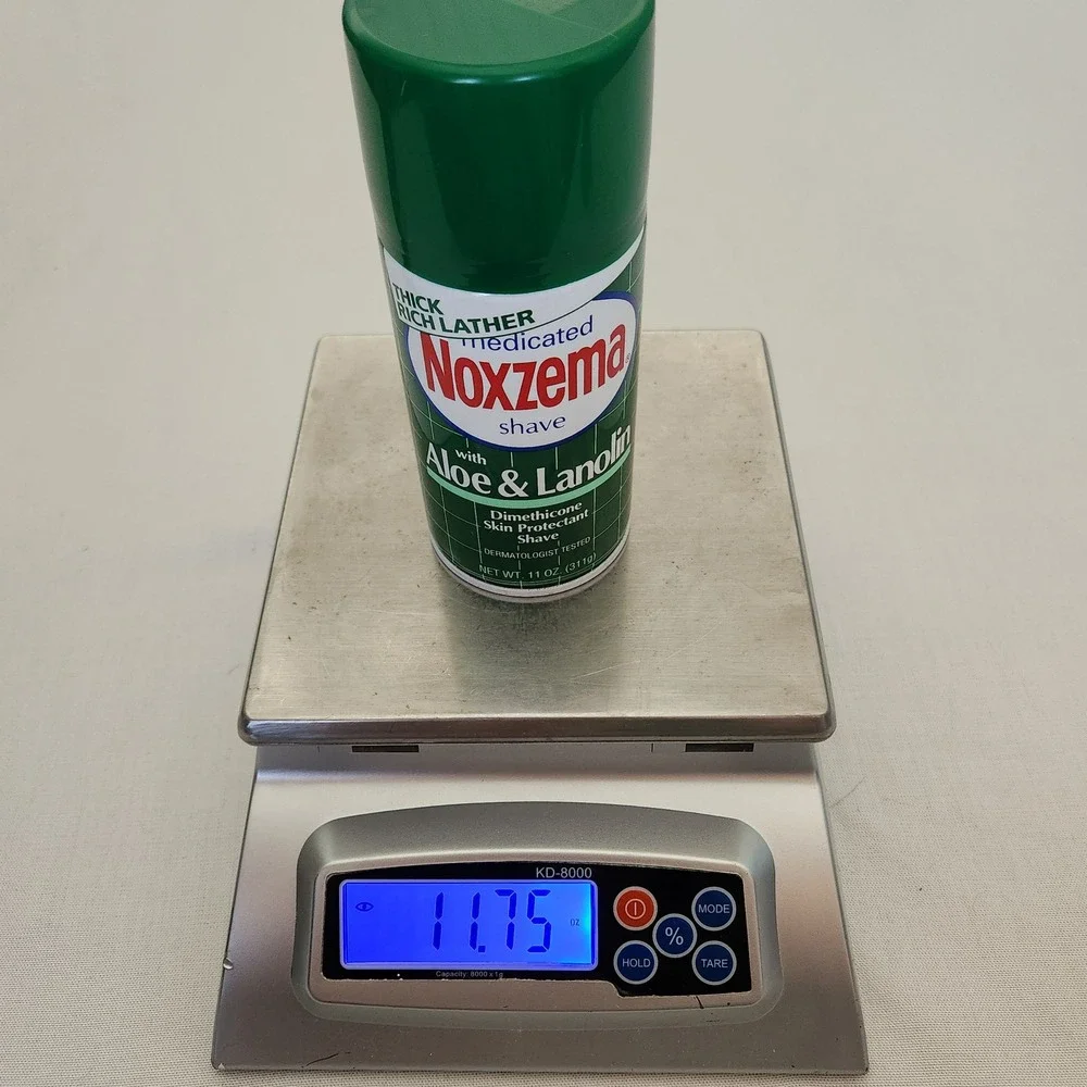 Vintage 1993 Noxzema Medicated Shave Cream Aloe & Lanolin 11oz Prop Collectible